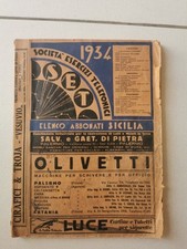 Raro elenco telefonico usato  Italia