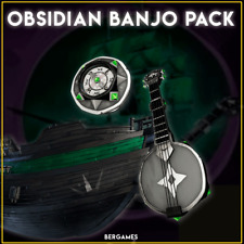 Sea of Thieves Obsidian Banjo Pack: Obsidian Banjo Onyx Compass Obsidian Hull comprar usado  Brasil 