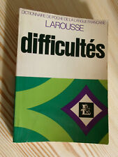 Dictionnaire poche difficulté d'occasion  Lannion