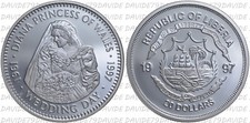 Liberia dollari 1997 usato  Verrua Savoia