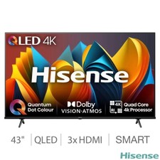 Hisense 43e7nqtuk inch for sale  NORTHAMPTON
