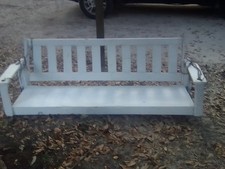 Wooden porch swing for sale  Wiggins