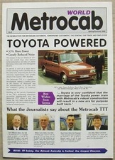 Metrocab newsletter taxi for sale  LEICESTER