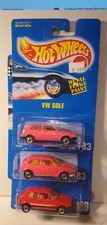 Hot Wheels 1990 91 LOTE de 3 VW GOLF 2 base glitter rosa var + 1 # 106 2 velocidades pt, usado comprar usado  Enviando para Brazil