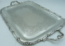 Edwardian silver tray for sale  UK