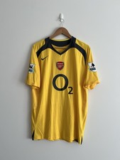 Camisa masculina Arsenal 2005-06 Away nº 14 Henry tamanho XL comprar usado  Enviando para Brazil