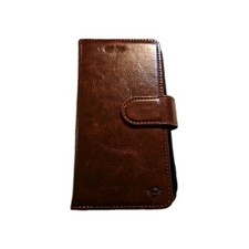Capa/carteira de luxo de couro marrom Motorola Moto G Play 2024, empresarial comprar usado  Enviando para Brazil