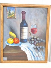 wine painting canvas for sale  Sandown