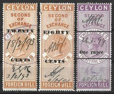 CEYLON QV SEKUNDA WYMIANY ZNACZKI BANKNOTÓW ZAGRANICZNYCH X 3 UŻYWANE (A) na sprzedaż CEYLON QV SEKUNDA WYMIANY ZNACZKI BANKNOTÓW ZAGRANICZNYCH X 3 UŻYWANE (A) na sprzedaż  Wysyłka do Poland