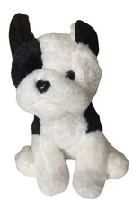 Suporte para Bulldog Francês Preto Branco Cachorro Filhote de Pelúcia Brinquedo Macio 12"" comprar usado  Enviando para Brazil