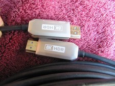 Usado, Cabo de fibra óptica AOZISTech 40 pés 8K HDMI 2.1 48 Gbps largura de banda resolução 10k comprar usado  Enviando para Brazil