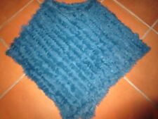 Pelzponcho aqua size gebraucht kaufen  Oberursel (Taunus)