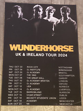 Wunderhorse concert poster for sale  PERTH