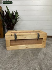 Wooden military chest for sale  GRANTHAM