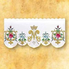 Pizzo ricamato "Santa Madonna" 590cm, usado comprar usado  Enviando para Brazil