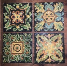 Vtg majolica floral for sale  Marietta
