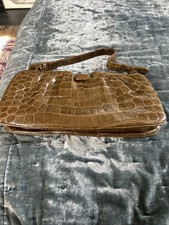 Crocodile skin handbag for sale  CHEPSTOW