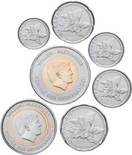 CURAZAO serie 7 monedas 2025 Curaçao  Rey Willen Paises Bajos CURACAO comprar usado  Enviando para Brazil