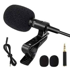Microfono para Celular De Solapa Profissional Telefono PC Computadora 3,5 mm, usado comprar usado  Enviando para Brazil