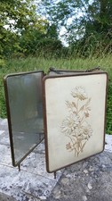 Miroir ancien triptyque d'occasion  Bardos