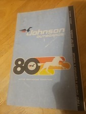 1980 Johnston motor de popa barco manual 🚤 50 HP livro J50ECS J50ELCS comprar usado  Enviando para Brazil