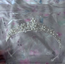 Pearl crystal silver for sale  HEREFORD