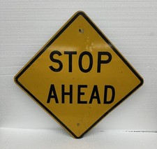 Vtg yellow stop for sale  Dixon