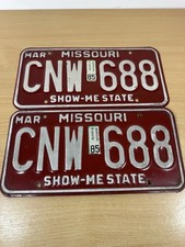 Missouri 1985 license for sale  NORWICH