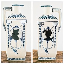 Antique victorian delftware for sale  GRANTHAM