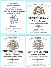 Etiquettes vin bordeaux d'occasion  Coutras