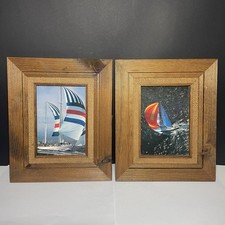 Sailboat print framed for sale  Augusta