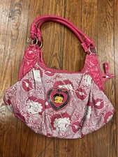 Bolsa de mão vintage Betty Boop Y2K rosa desenho animado anime coração bolsa tote comprar usado  Enviando para Brazil
