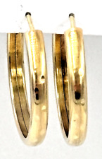Schlichte gold creolen gebraucht kaufen  Höxter