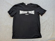 Camiseta masculina de boxe Yokkao Muay Thai grande preta artes marciais Tailândia MMA comprar usado  Enviando para Brazil