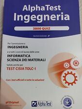 Alpha test. ingegneria usato  Vasto