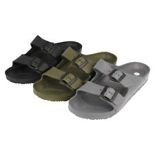 Hombres Hebilla Ajustable Open Toe Pantuflas/ Sandalias/Deslizables: A0R063 comprar usado  Enviando para Brazil