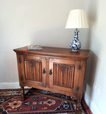 Vintage solid oak for sale  GRANTHAM