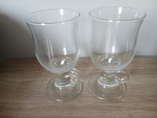 Set of2 glass for sale  ELLESMERE PORT