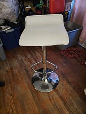 Leather white upholstered for sale  Lanham