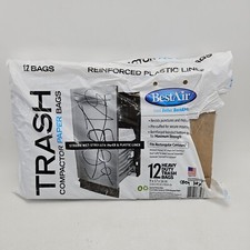 Sacos compactadores de lixo de papel BestAir 9 x 17 x 16 12-PK GE Whirlpool WMCK1335012-6 comprar usado  Enviando para Brazil