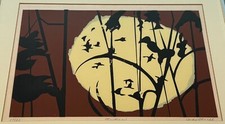 Vintage abstract screen for sale  Belleville
