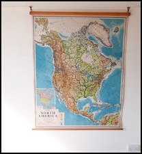 Vintage large map for sale  ELY