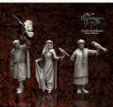 Medieval falconers diorama for sale  HOLMFIRTH