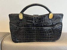 Kroko leder handtasche gebraucht kaufen  Bensheim