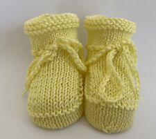 Knitted baby booties for sale  SOUTH MOLTON