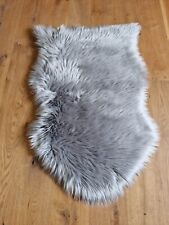 Grey faux fur for sale  OSWESTRY