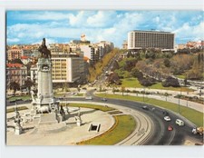 Cartão postal Praça Marquês de Pombal Lisboa Portugal comprar usado  Enviando para Brazil