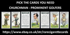 Churchman prominent golfers for sale  TAMWORTH
