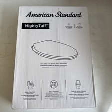 Assento sanitário alongado Mighty Tuff padrão americano fechamento lento fácil de levantar comprar usado  Enviando para Brazil