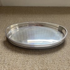 antique silver trays for sale  LONDON